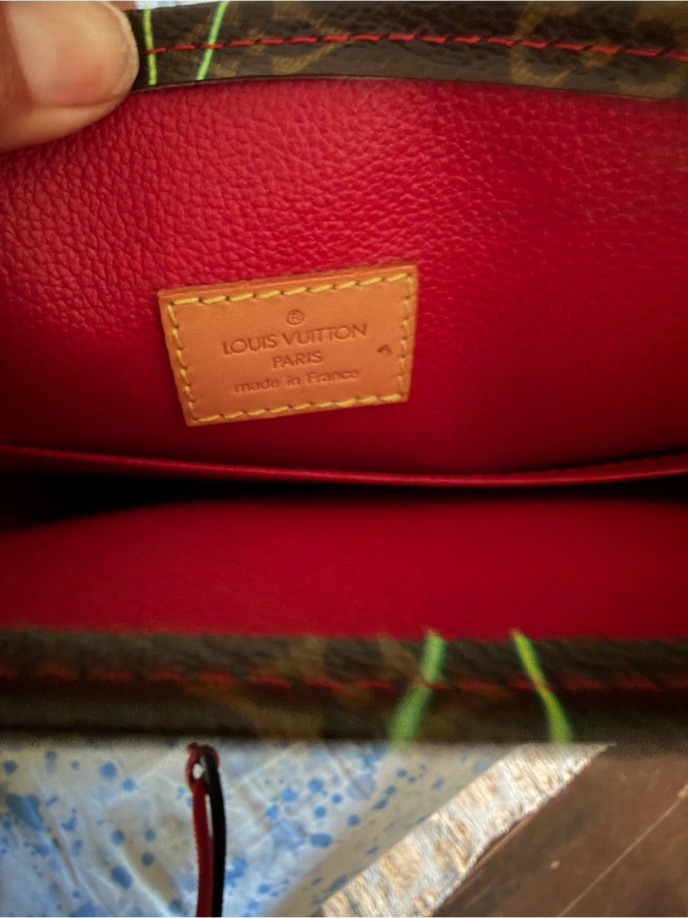 Louis Vuitton x Takashi Murakami Cerise Plat Cherry Tote - Brown & Pink - Picture 3 of 6